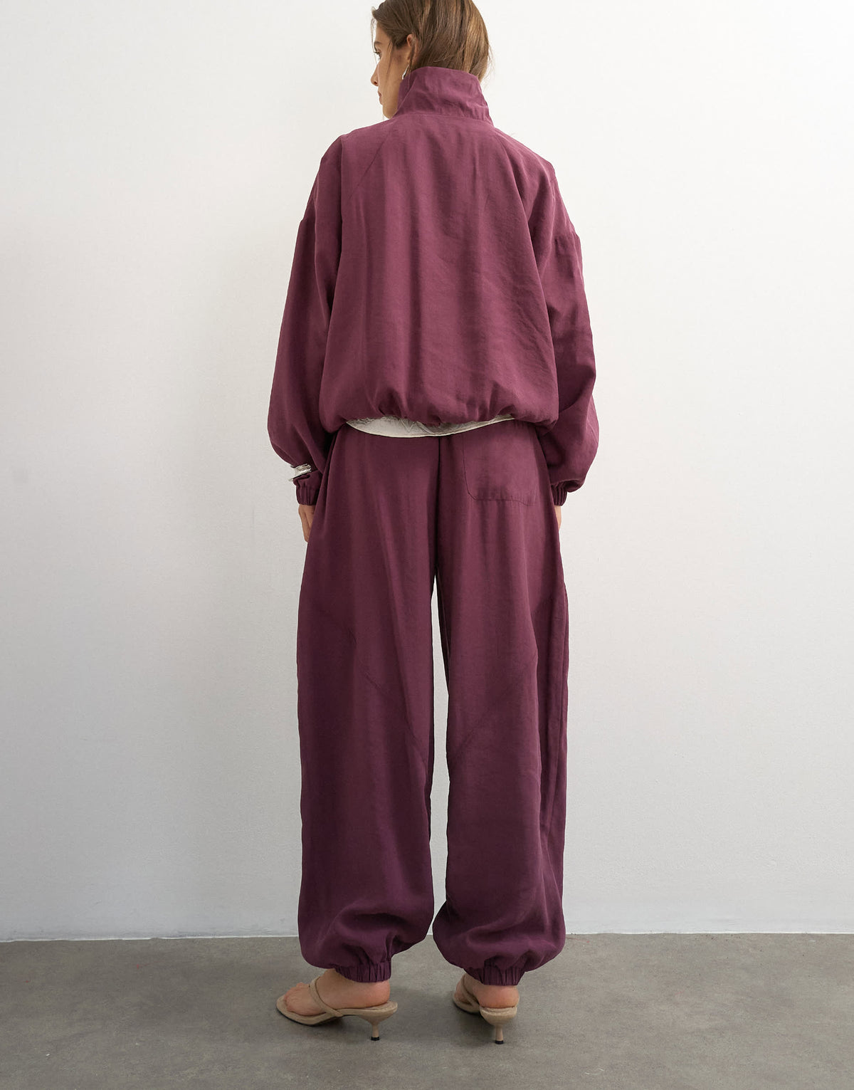 Topshop co ord horseshoe trouser in fig