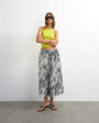 Topshop culotte in zebra print