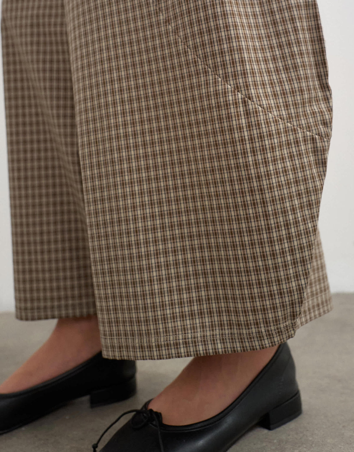 Topshop co-ord horseshoe trouser in check