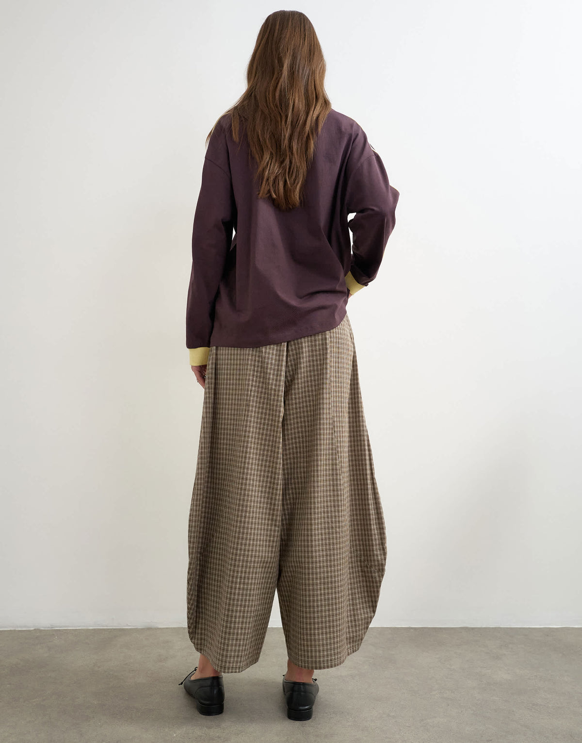 Topshop co-ord horseshoe trouser in check