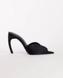 Topshop Wren peep toe high heel sandal in black