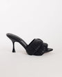 Topshop Wendy looped fringe heeled sandal in black