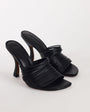 Topshop Wisteria strappy heeled mule in black
