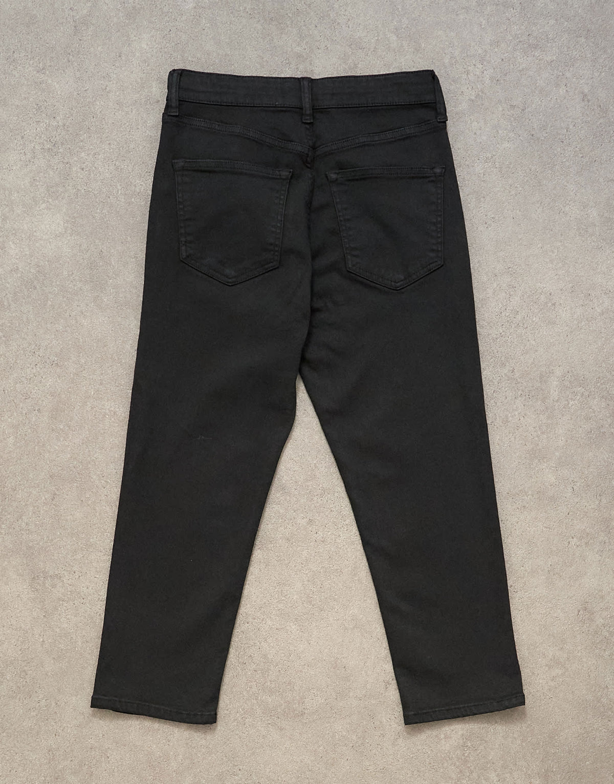 Topshop high rise capris jean in Black