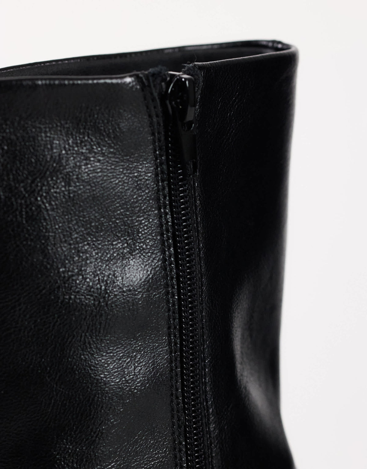 Topshop Kenton block heel ankle boot in black