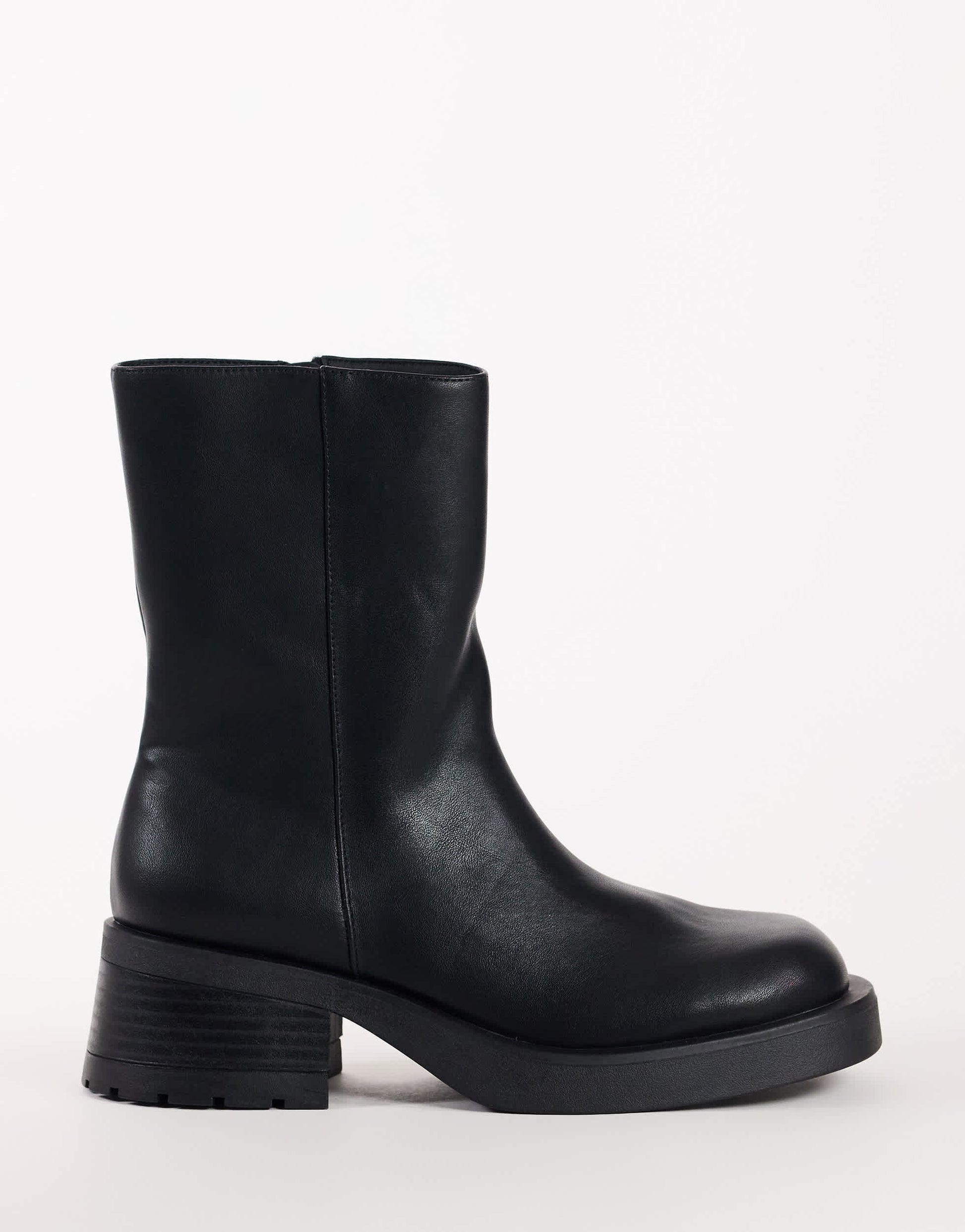 Topshop Lillian chunky ankle boot in black