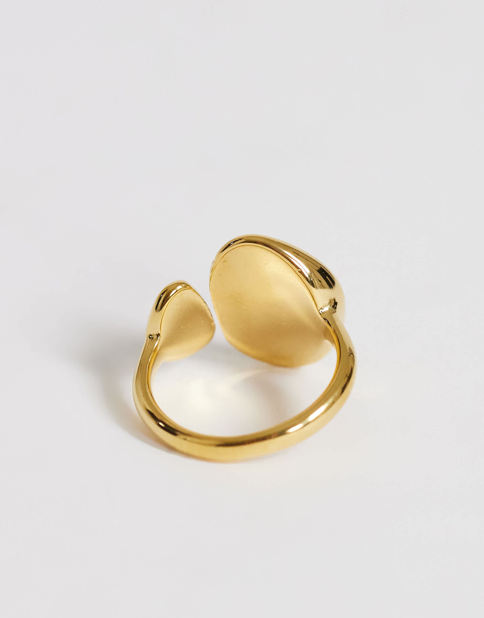 Topshop Rita waterproof stainless steel ring in gold