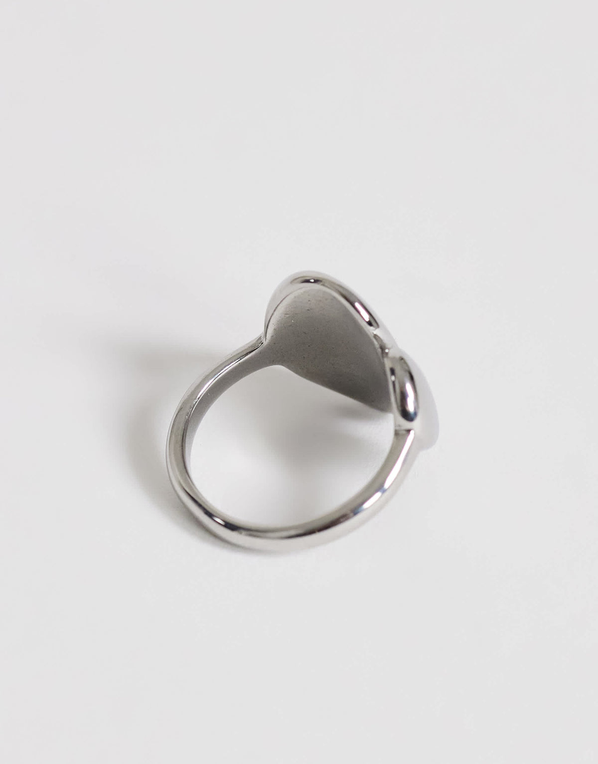Topshop Rita waterproof stainless steel ring in silver