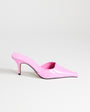 Topshop Alfie pointed heeled court in patent pink