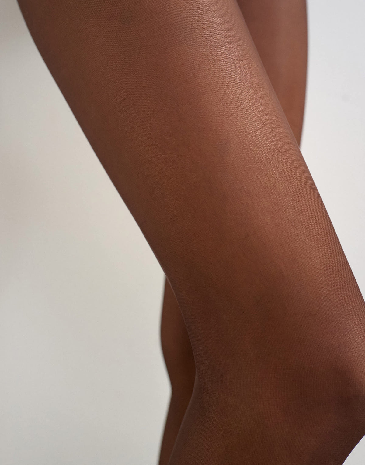 Topshop 2 pack 15 denier tights in chocolate