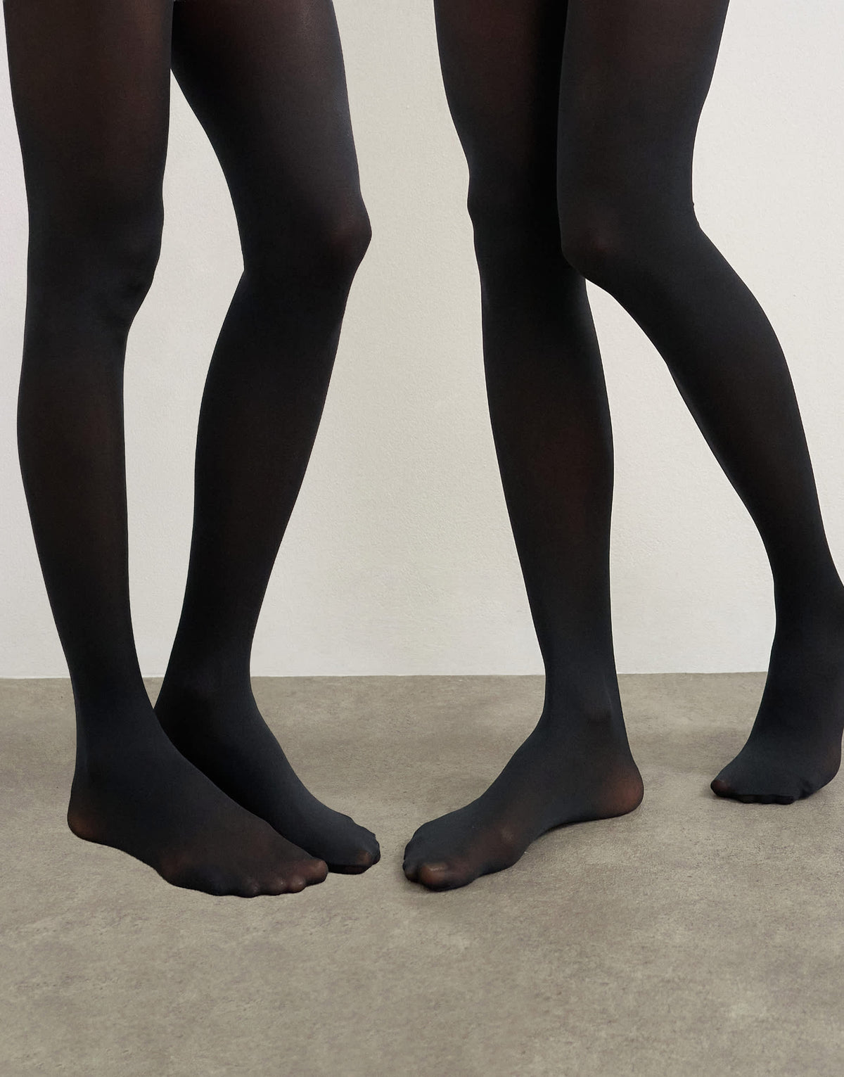 Topshop 2 pack 50 denier tights in black