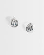 Topshop Emry waterproof stainless steel stud earring in silver