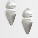 Boucles d’oreilles clous Topshop Elliot en argent brossé