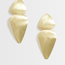 Boucles d’oreilles clous Topshop Elliot en or brossé