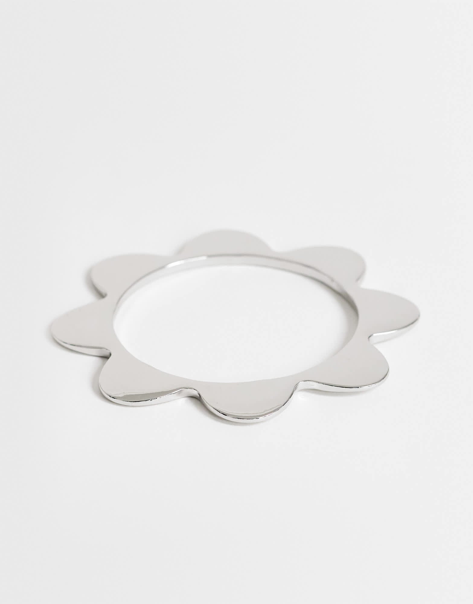 Topshop Bradley bangle in silver