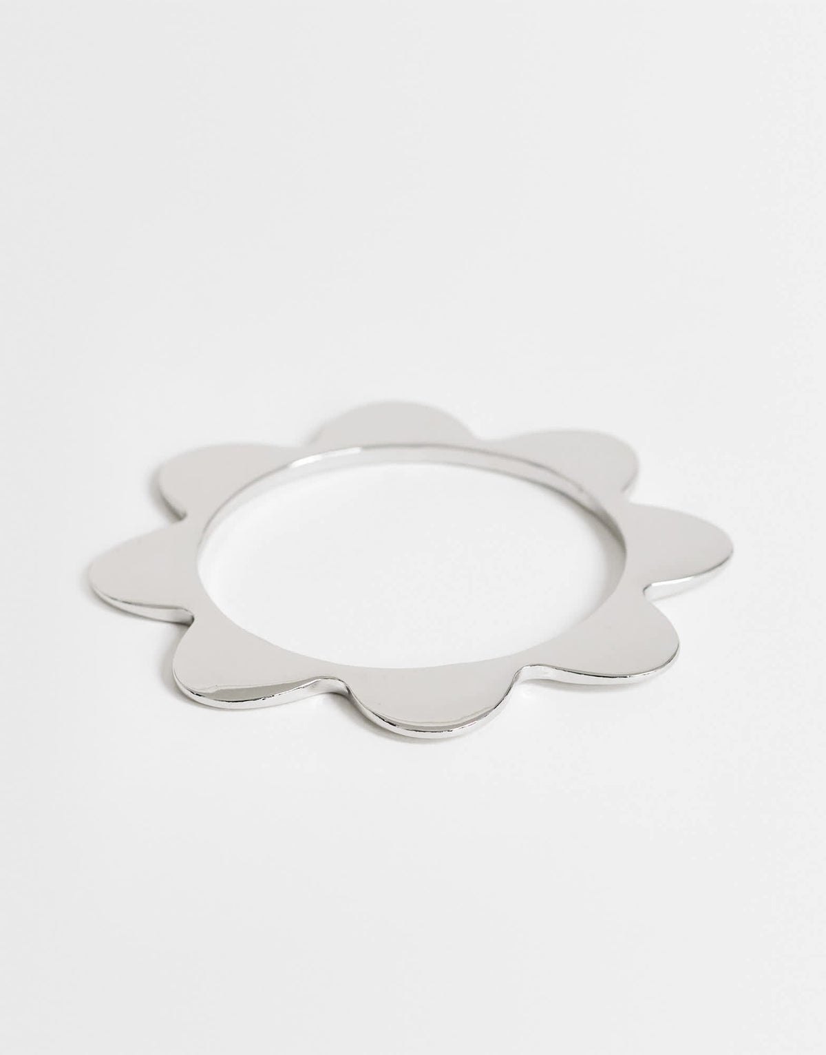 Topshop Bradley bangle in silver