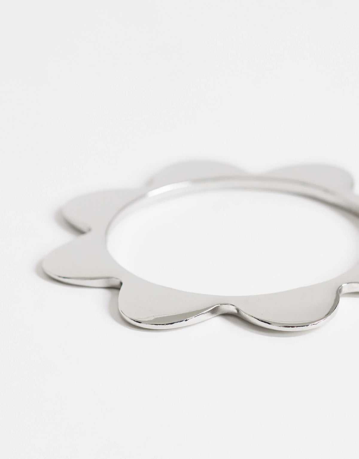 Topshop Bradley bangle in silver