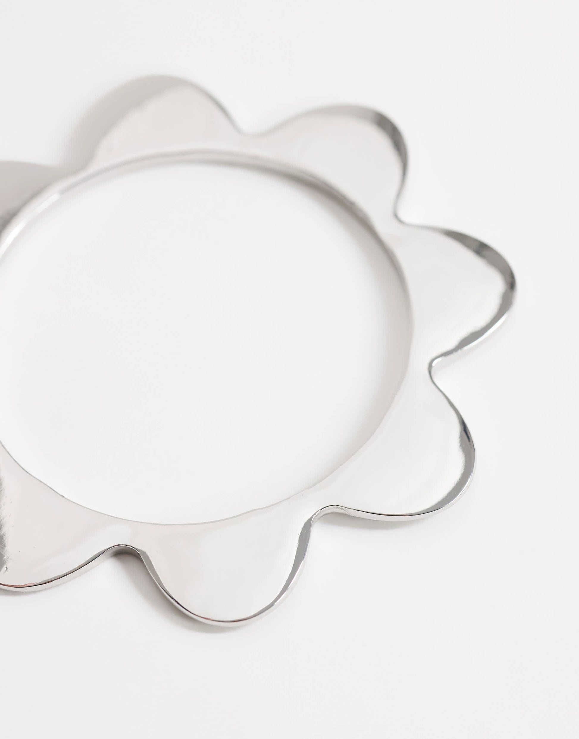 Topshop Bradley bangle in silver
