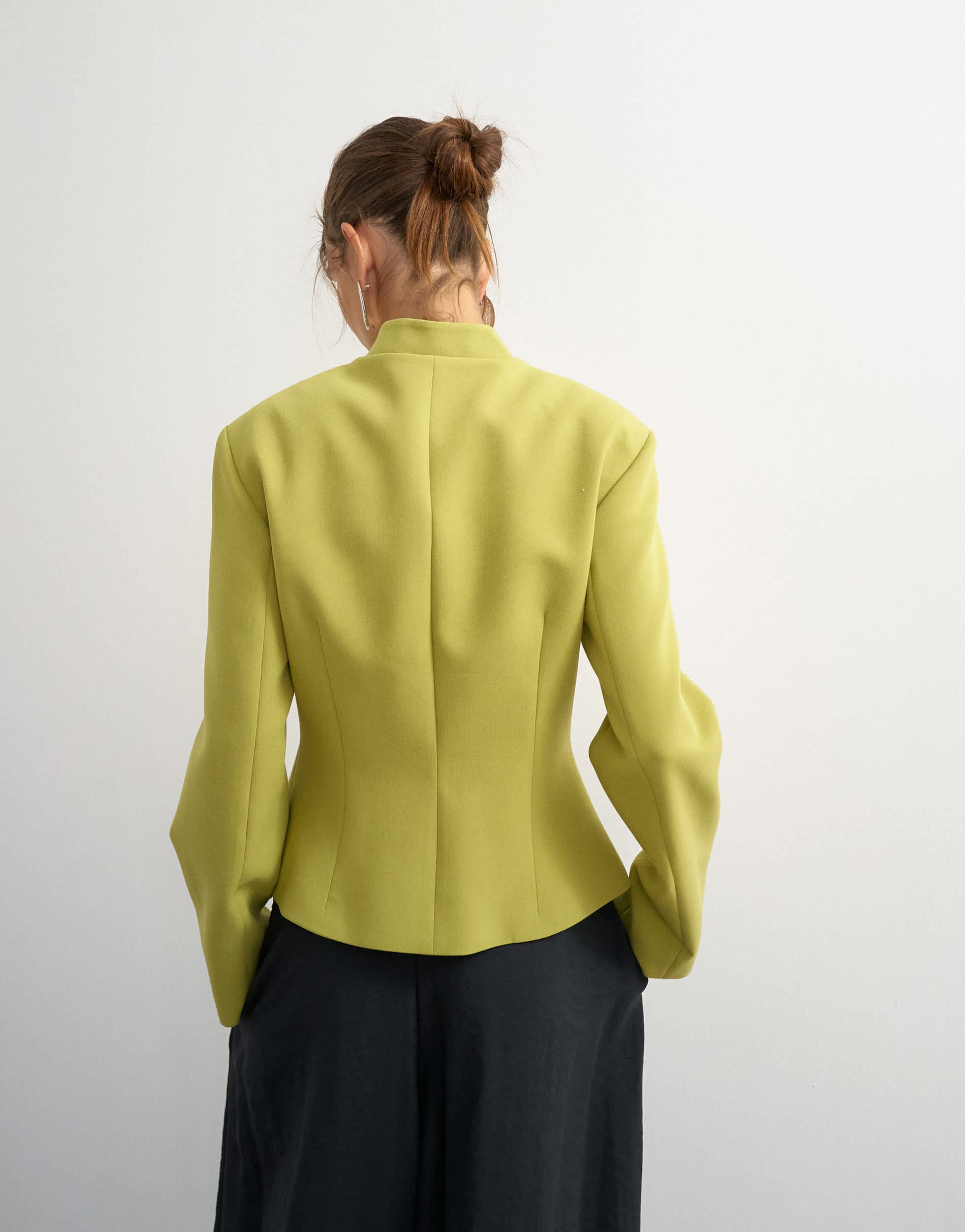 Topshop co ord drummer jacket in olive