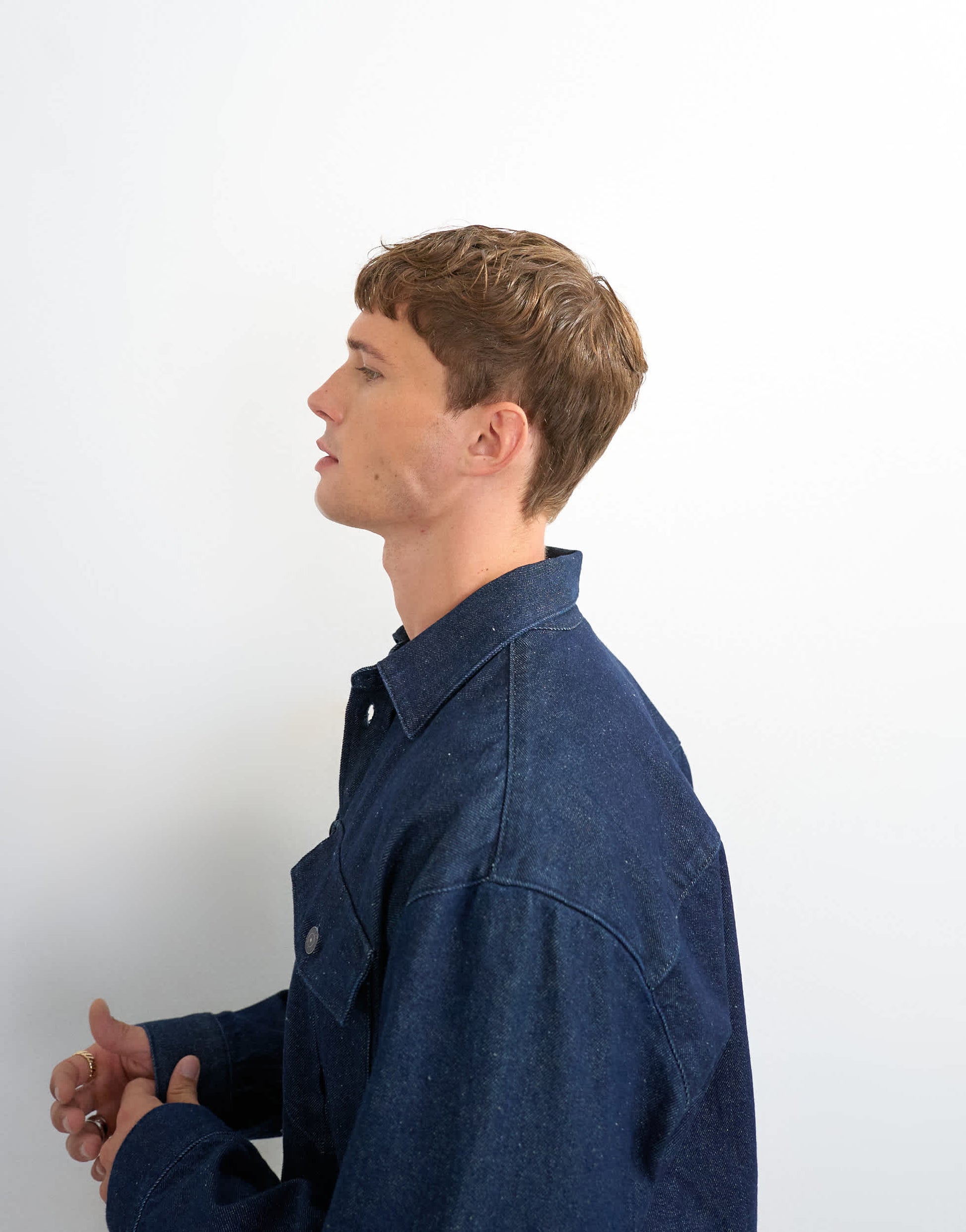 Topman relaxed fit denim overshirt in raw