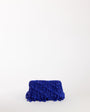 Topshop Garison small bead and embellished clutch in cobalt