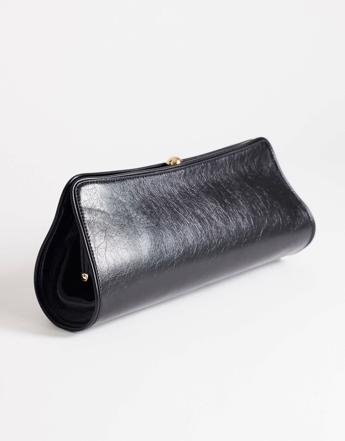 Topshop Alice medium clutch bag in black