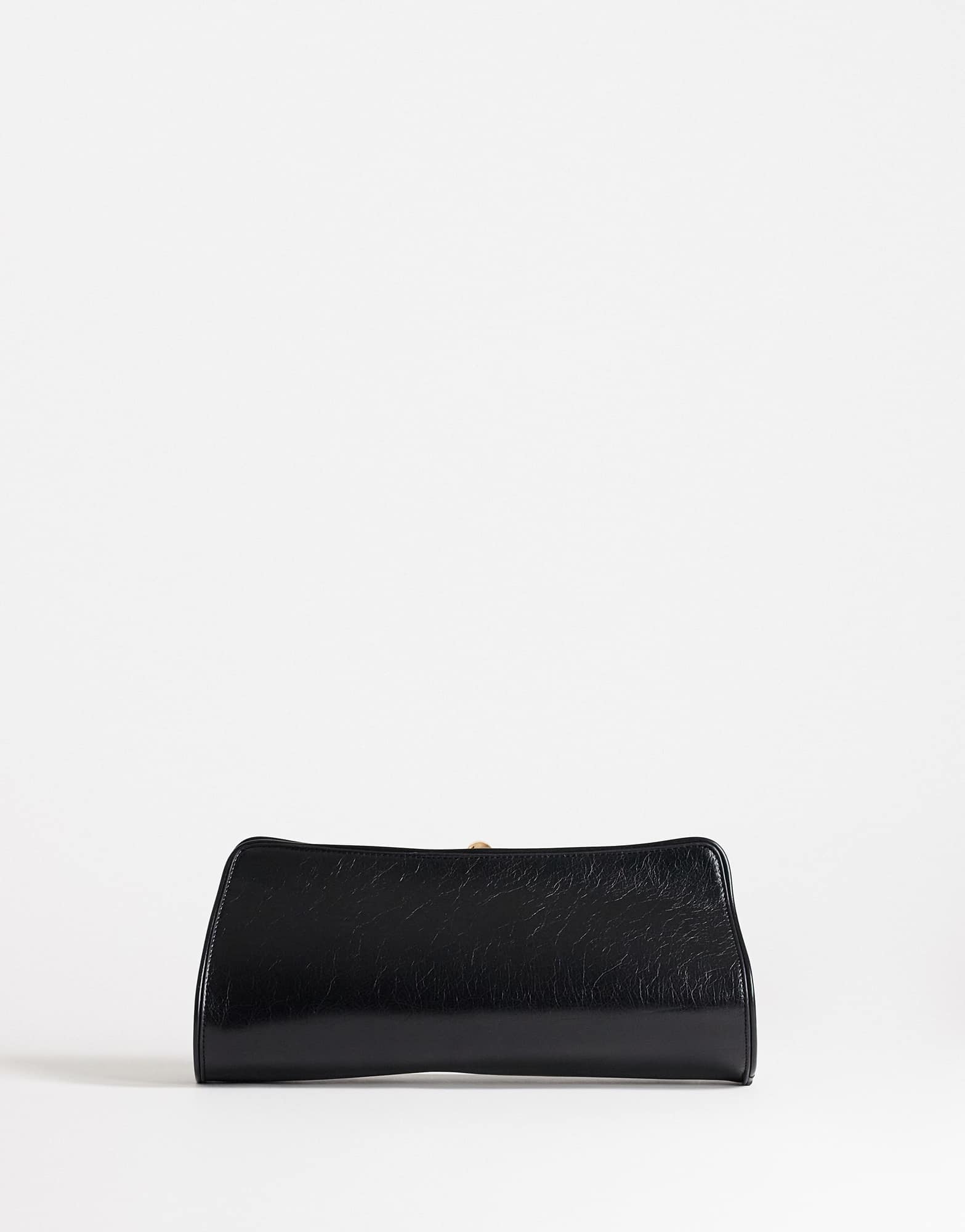 Topshop Alice medium clutch bag in black