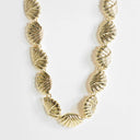 Topshop Naleigh swirl necklace in gold