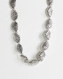 Topshop Naleigh swirl necklace in silver