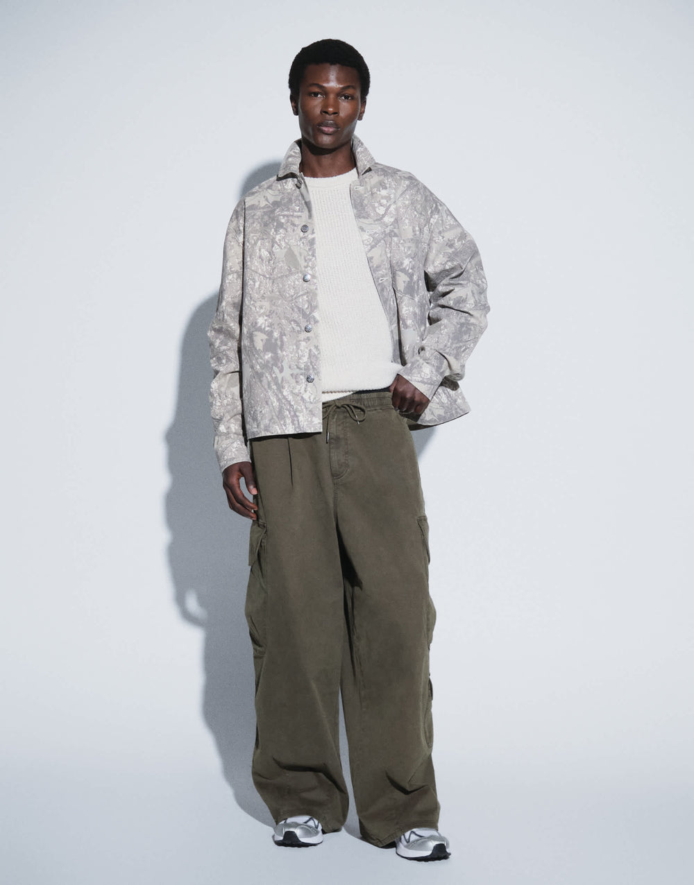 Topman Cargo-Hose in Ballon-Passform in Khaki