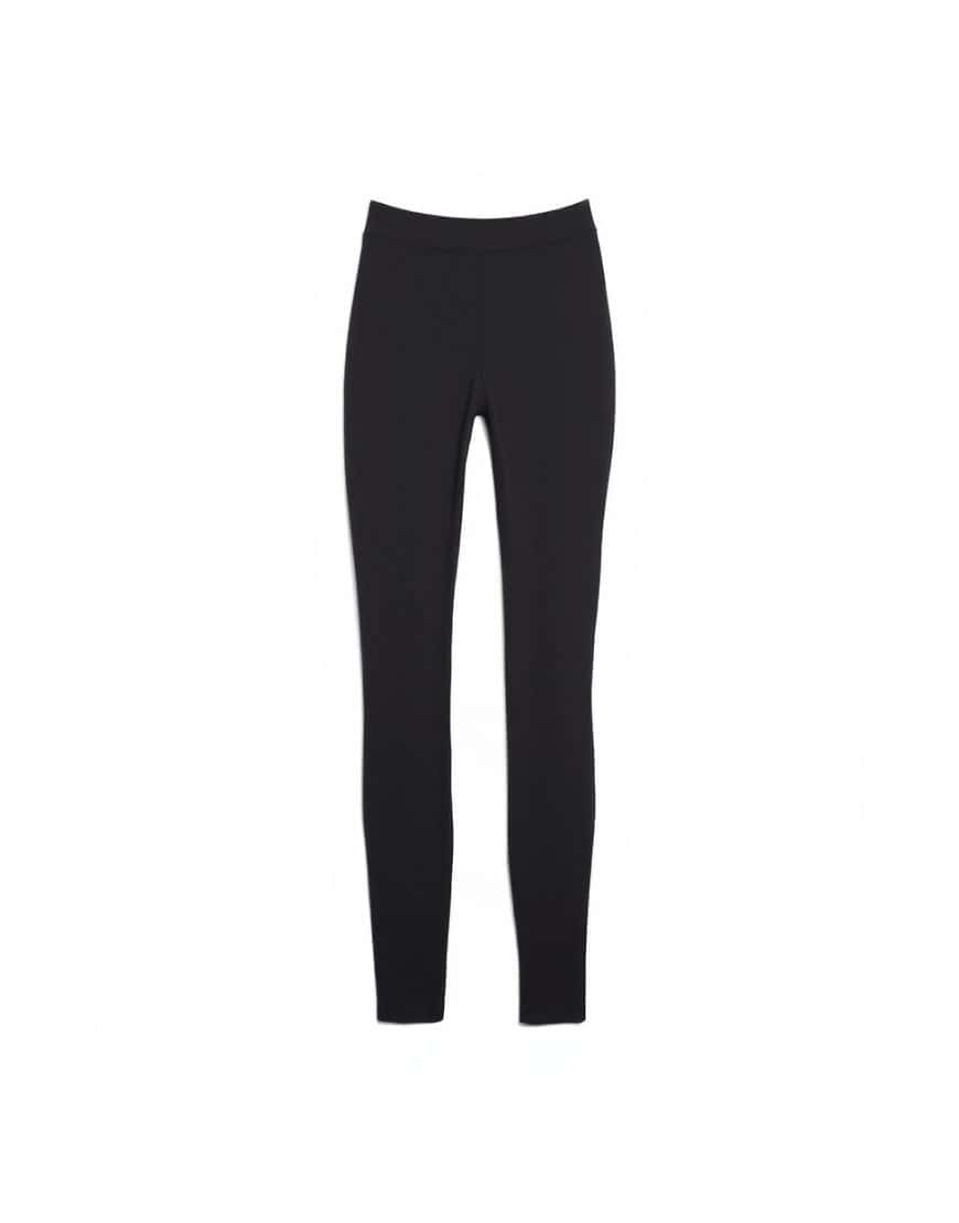 Topshop jersey stirrup leggings in black