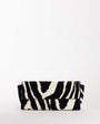 Topshop Clark medium hair on real leather fold over clutch bag in zebra