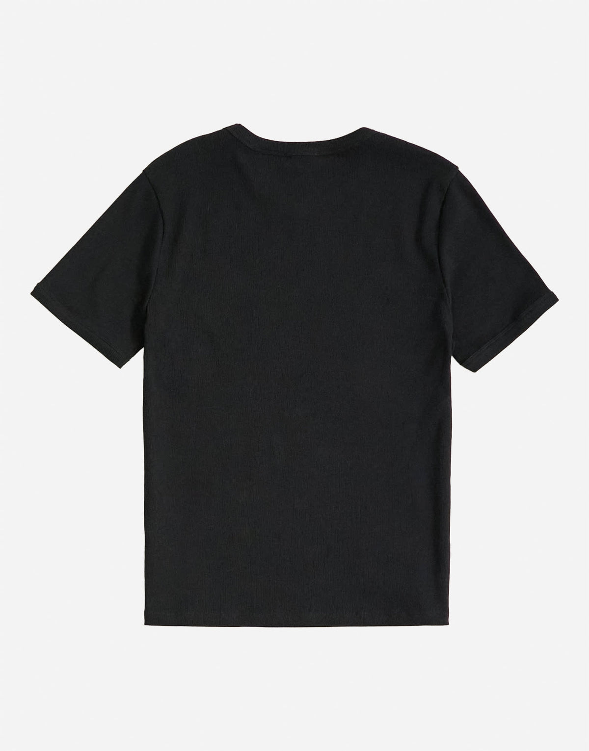 Topman slim fit rib t-shirt in black