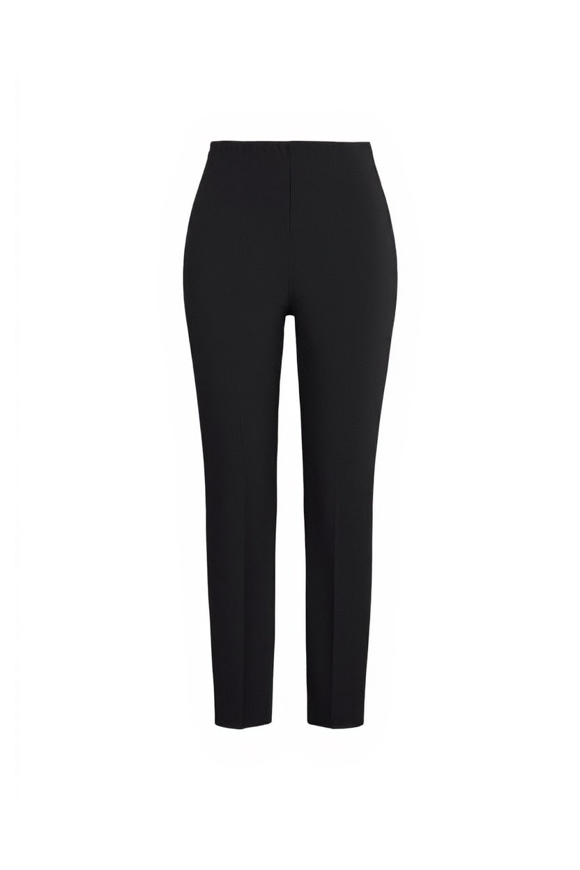 Topshop stirrup bengaline trouser in black