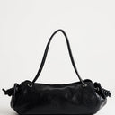 Topshop Maddie large shoulder bag in black