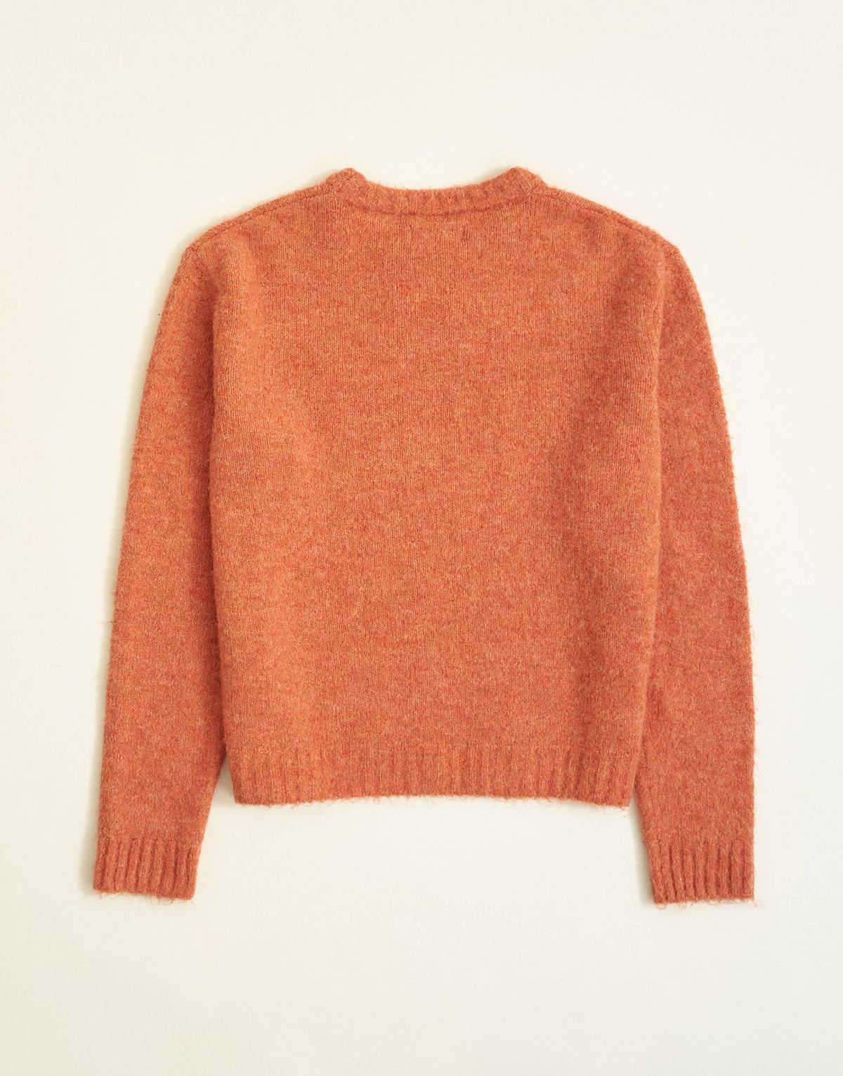 Topman relaxed fit crewneck knitted jumper in orange