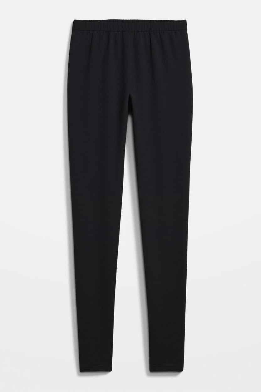 Topshop jersey capri leggings in black