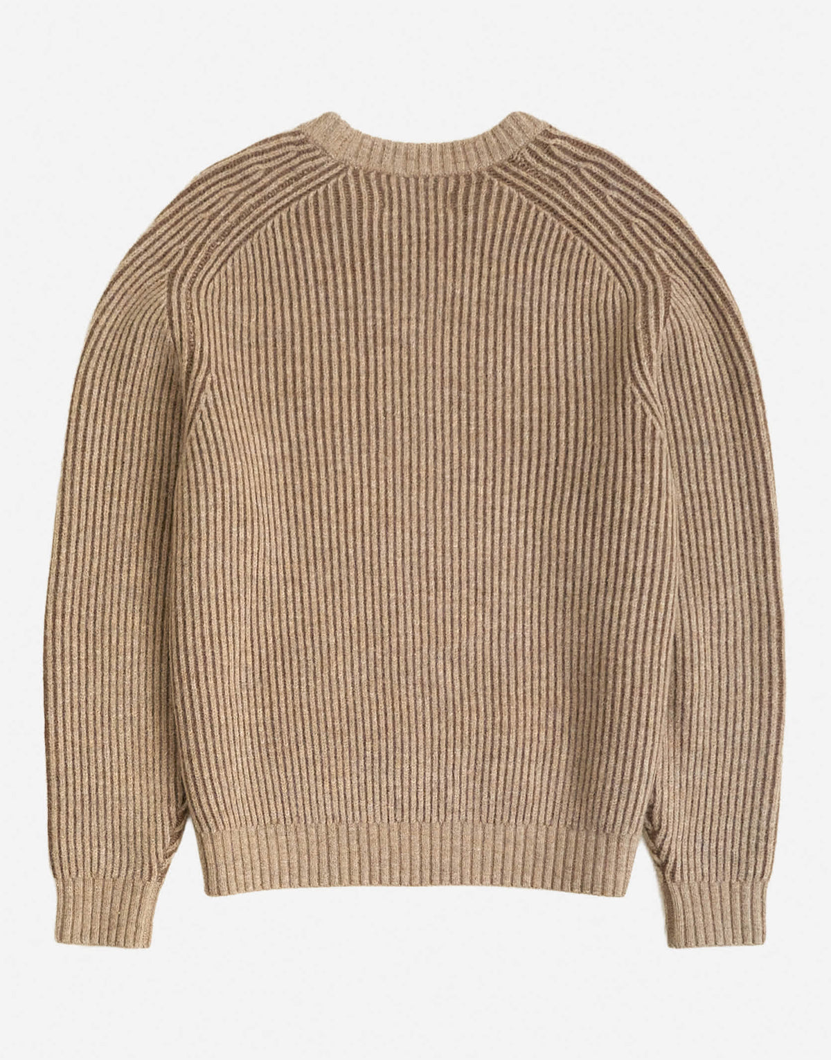 Topman classic fit plaited fisherman knit jumper in oatmeal