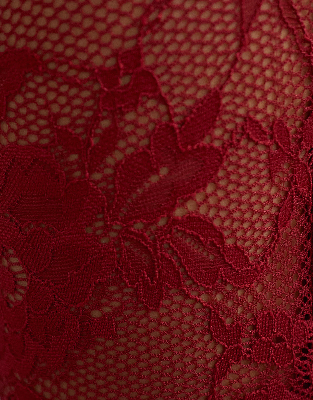 Topshop lace capri legging hosiery in burgundy