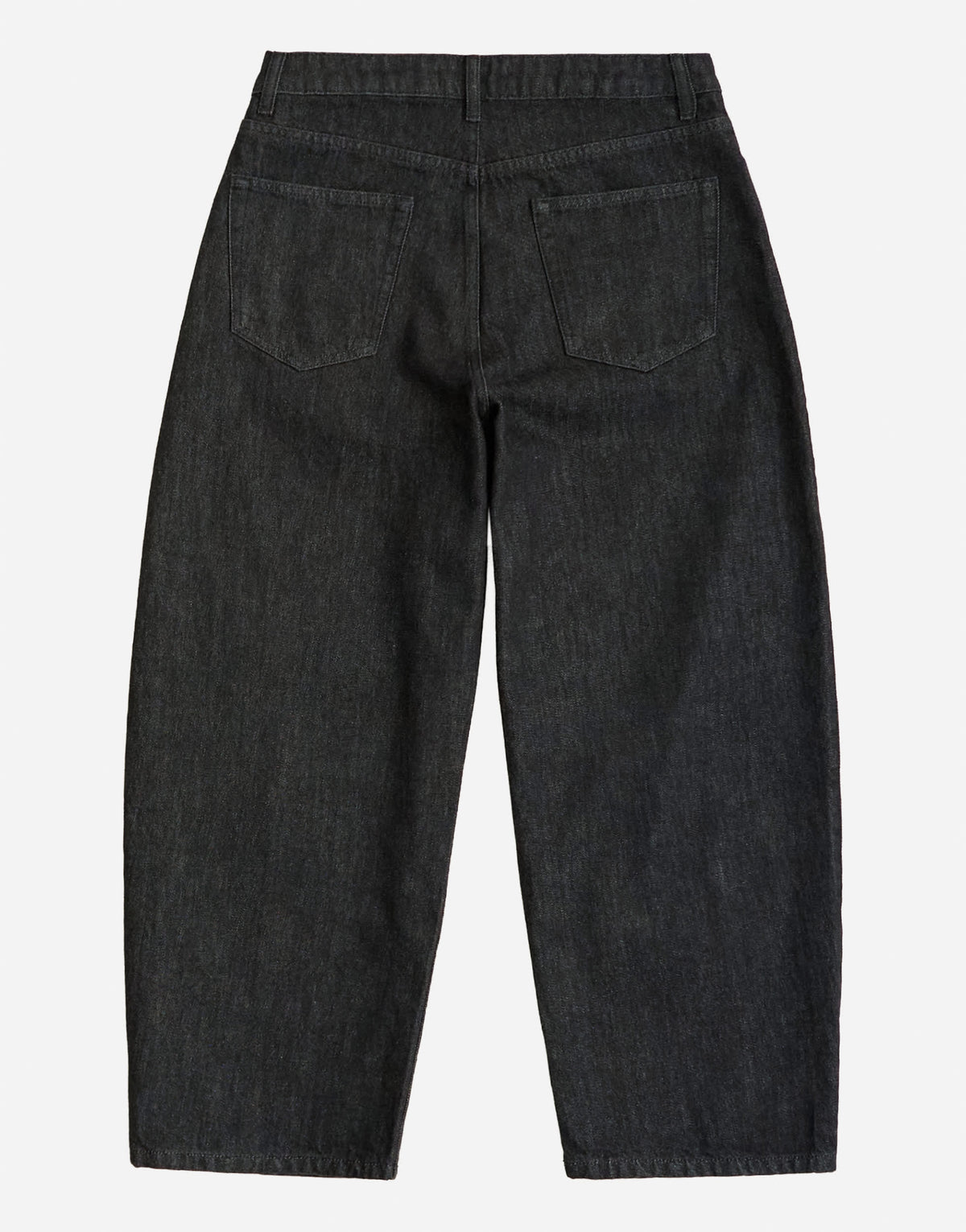 Topman rigid barrel fit jean in raw black
