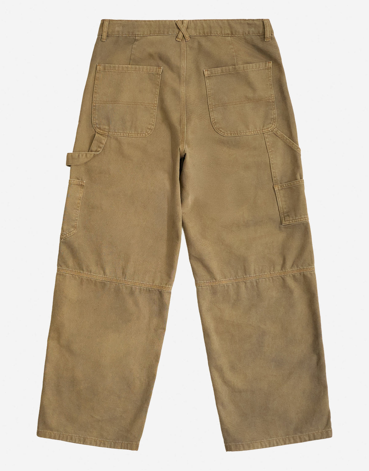 Topman rigid baggy fit carpenter jean in tan