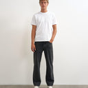 Topman rigid straight fit jean in clean washed black