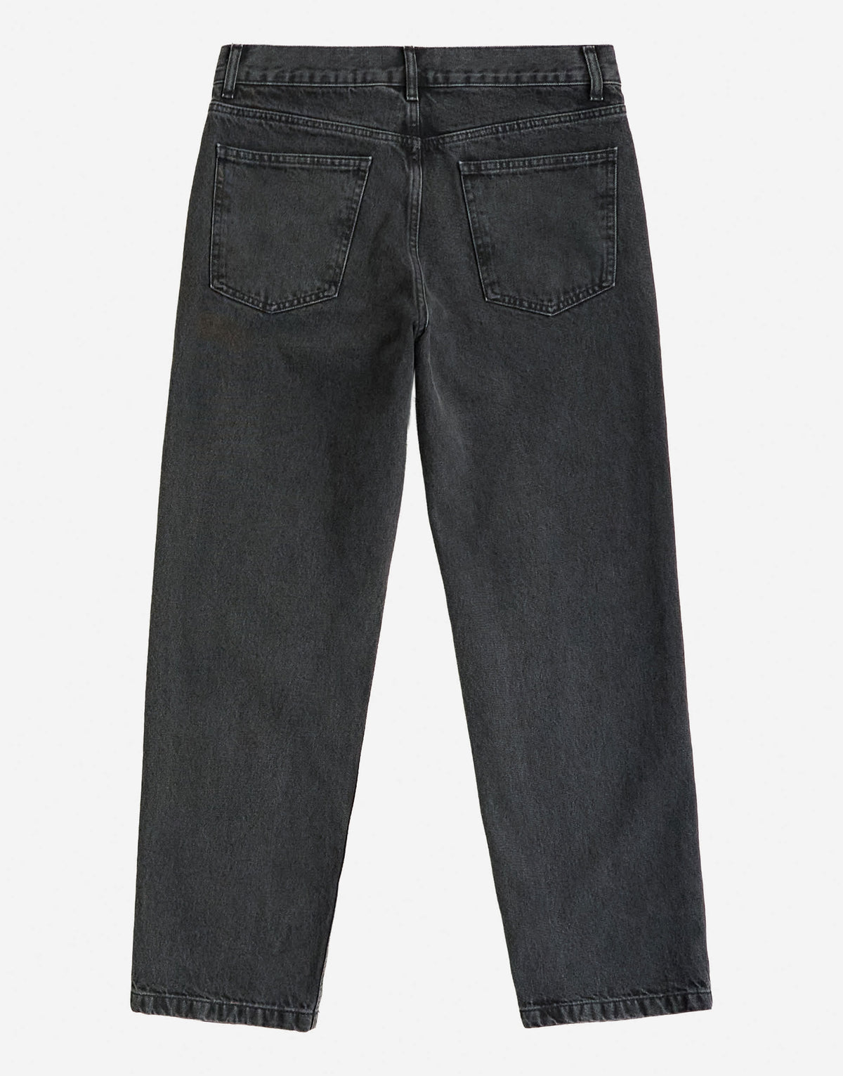 Topman rigid straight fit jean in clean washed black