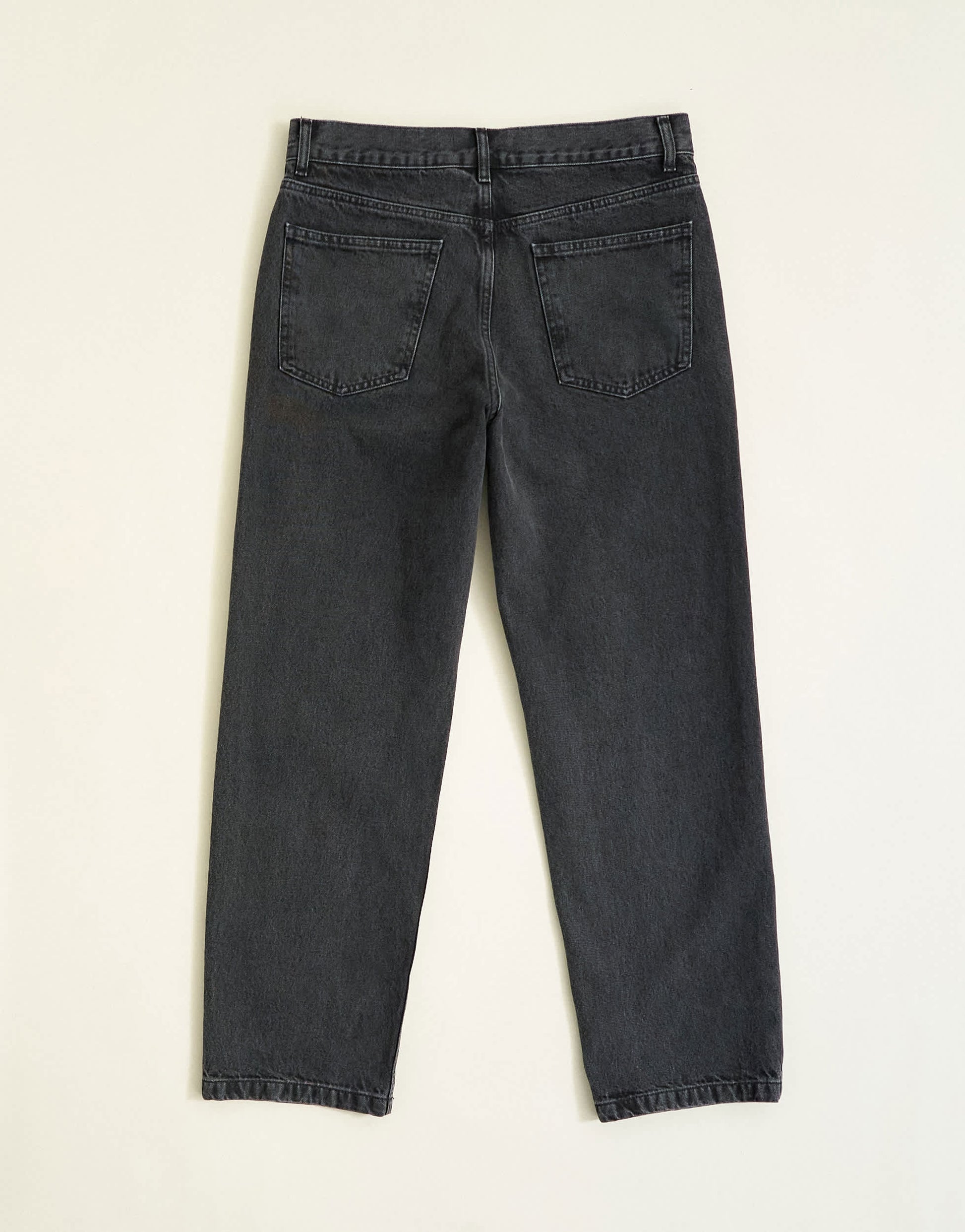 Topman rigid straight fit jean in clean washed black