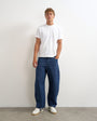 Topman rigid barrel fit jean in dark wash