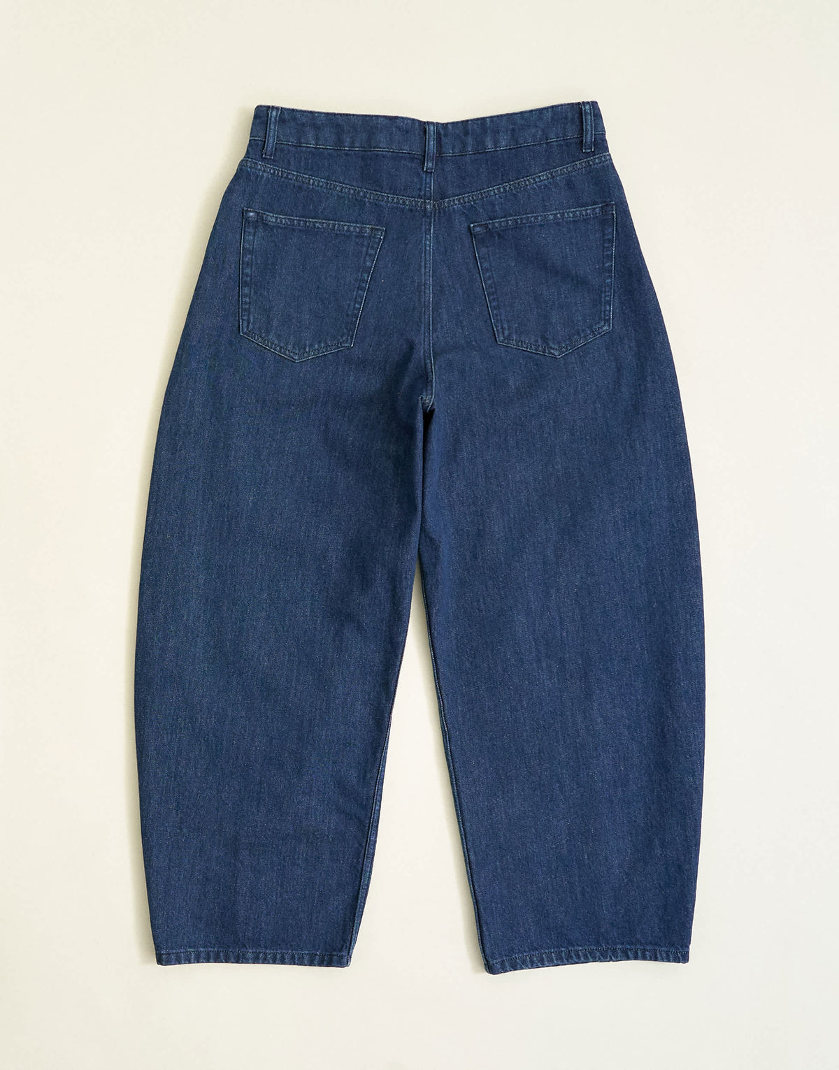 Topman rigid barrel fit jean in dark wash