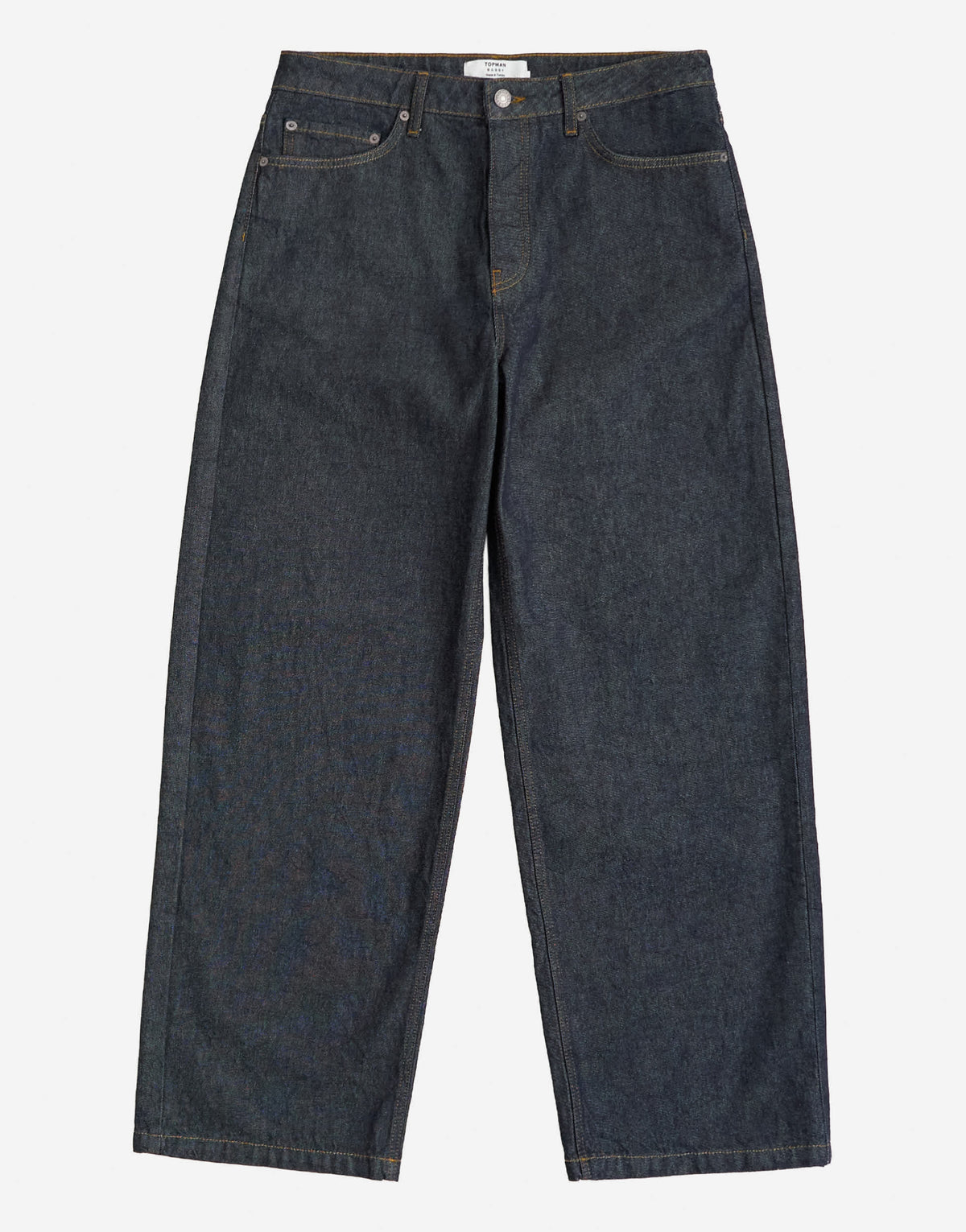 Topman rigid baggy fit jean in raw