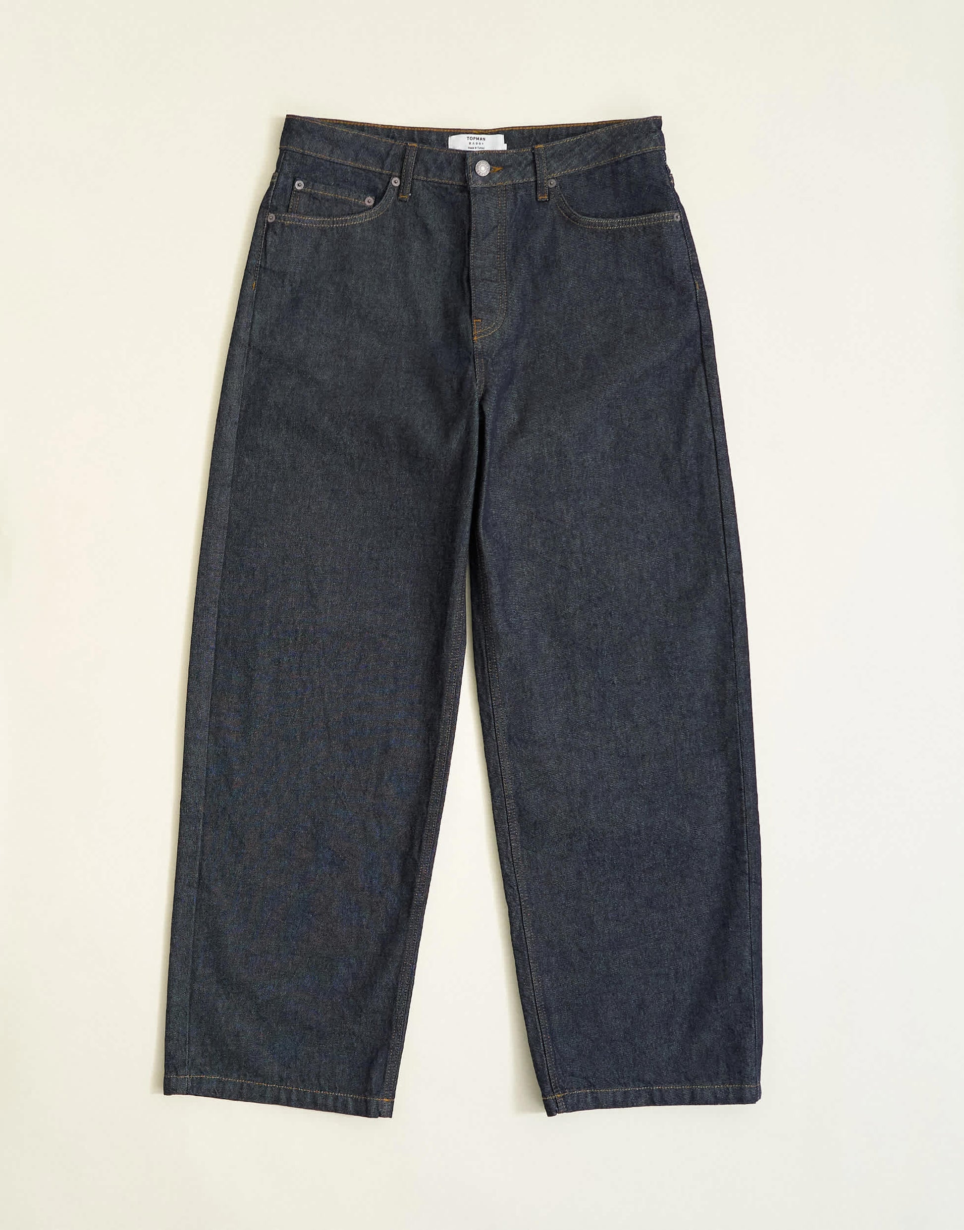Topman rigid baggy fit jean in raw