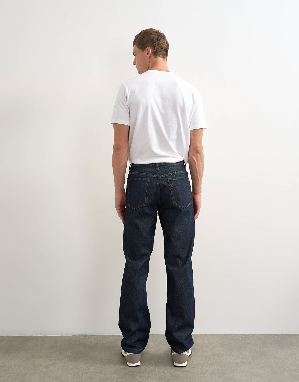Topman rigid straight fit jean in raw