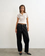 Topshop Dillan baggy low rise jean in clean black